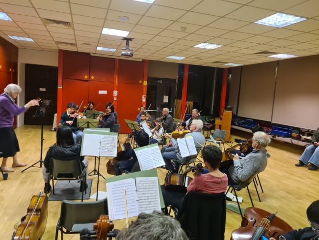 Rehearsal in the Hall